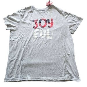 Wondershop mens Sz XXL Christmas pajama shirt joy full